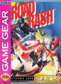 Road Rash Sega Game Gear  box art